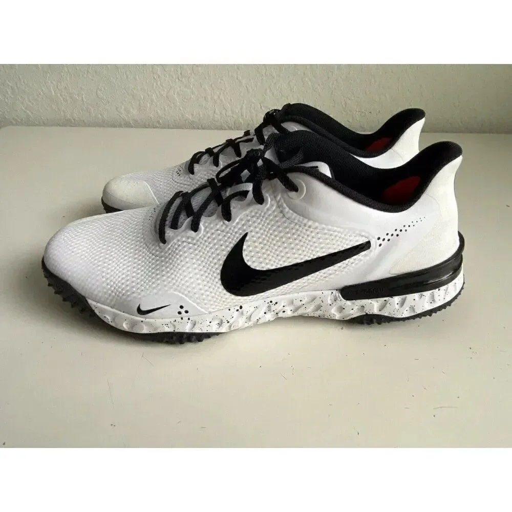 Nike Alpha Hurrache Elite 3 Turf Baseball‎ Shoes White CV3560-104 Men’s Sz 16